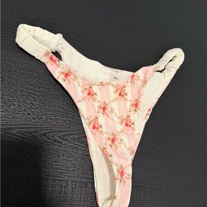 Floral Pink Bikini Bottom